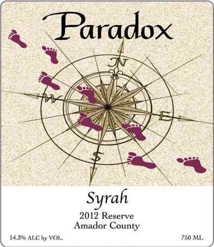 2012 Reserve Syrah (sold out)